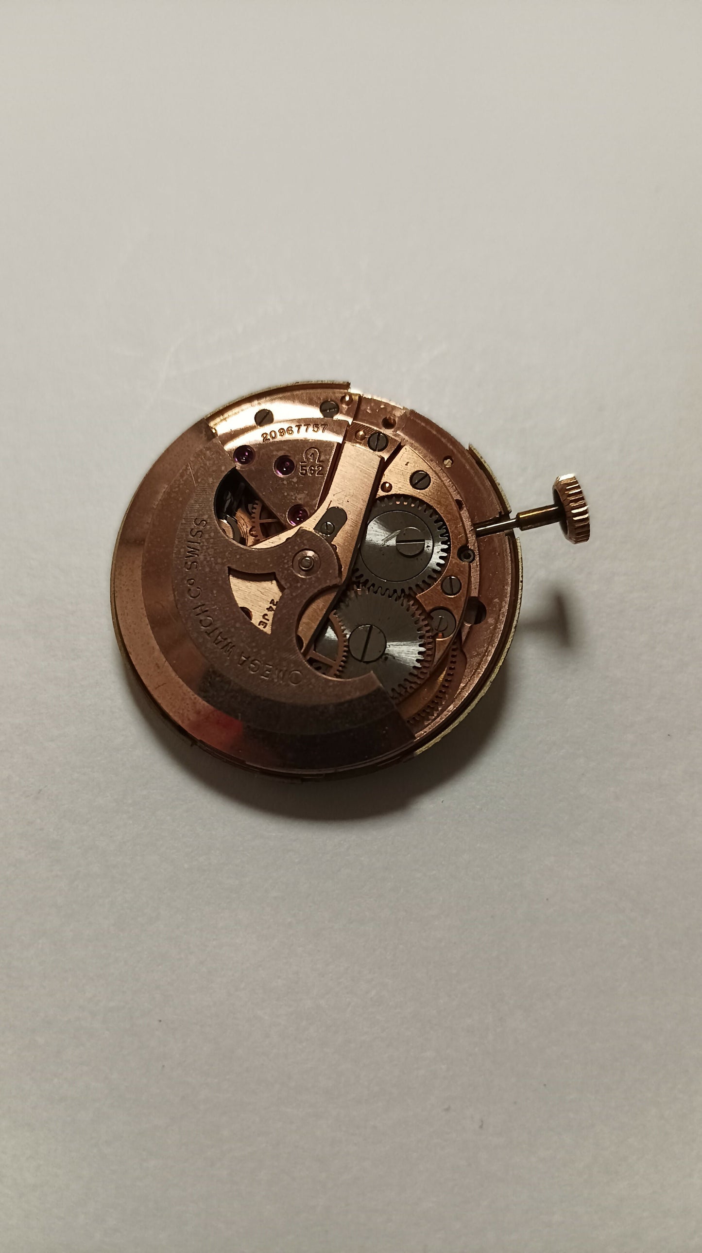 Movimento omega automatico 562 modello date a ore 15 completo di Tige e quadrante Seamaster