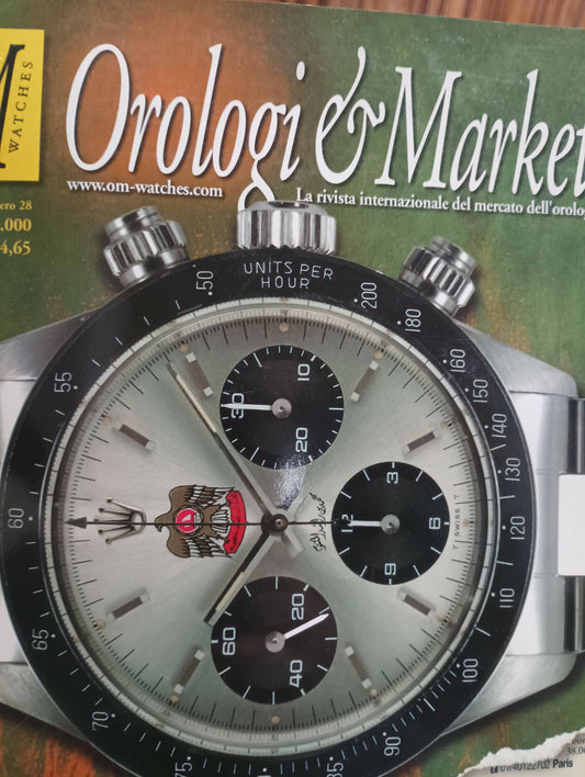 Rivista vintage orologi e market numero 28 ,con 98 pagine.