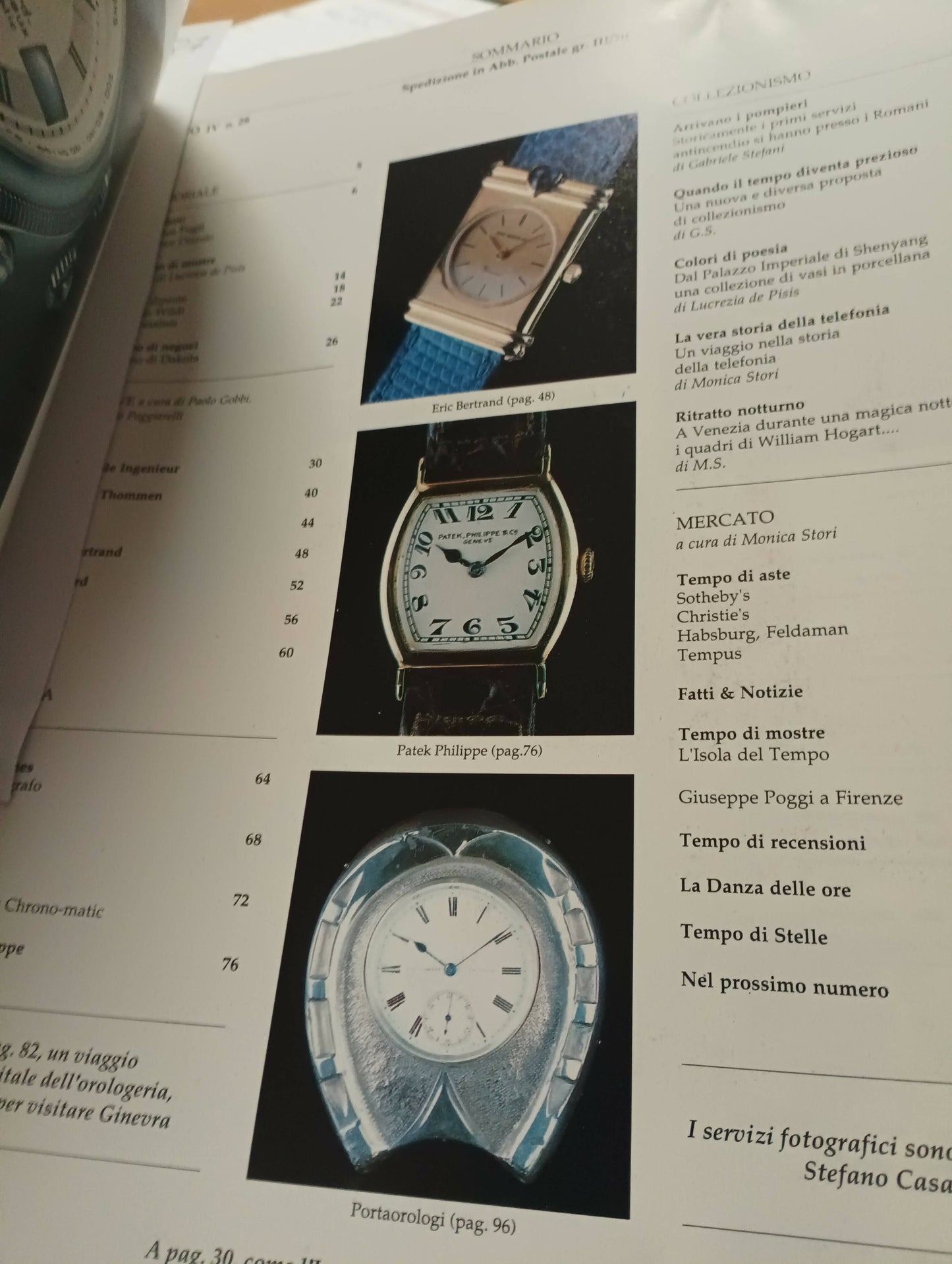 Rivista vintage orologi e non solo numero 28 del marzo 1990 con 144 pagine.