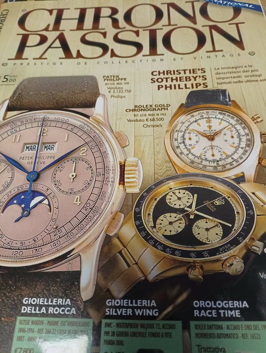 Rivista vintage orologi Chrono Passion n.6 del Ottobre 2020 con 98 pagine.