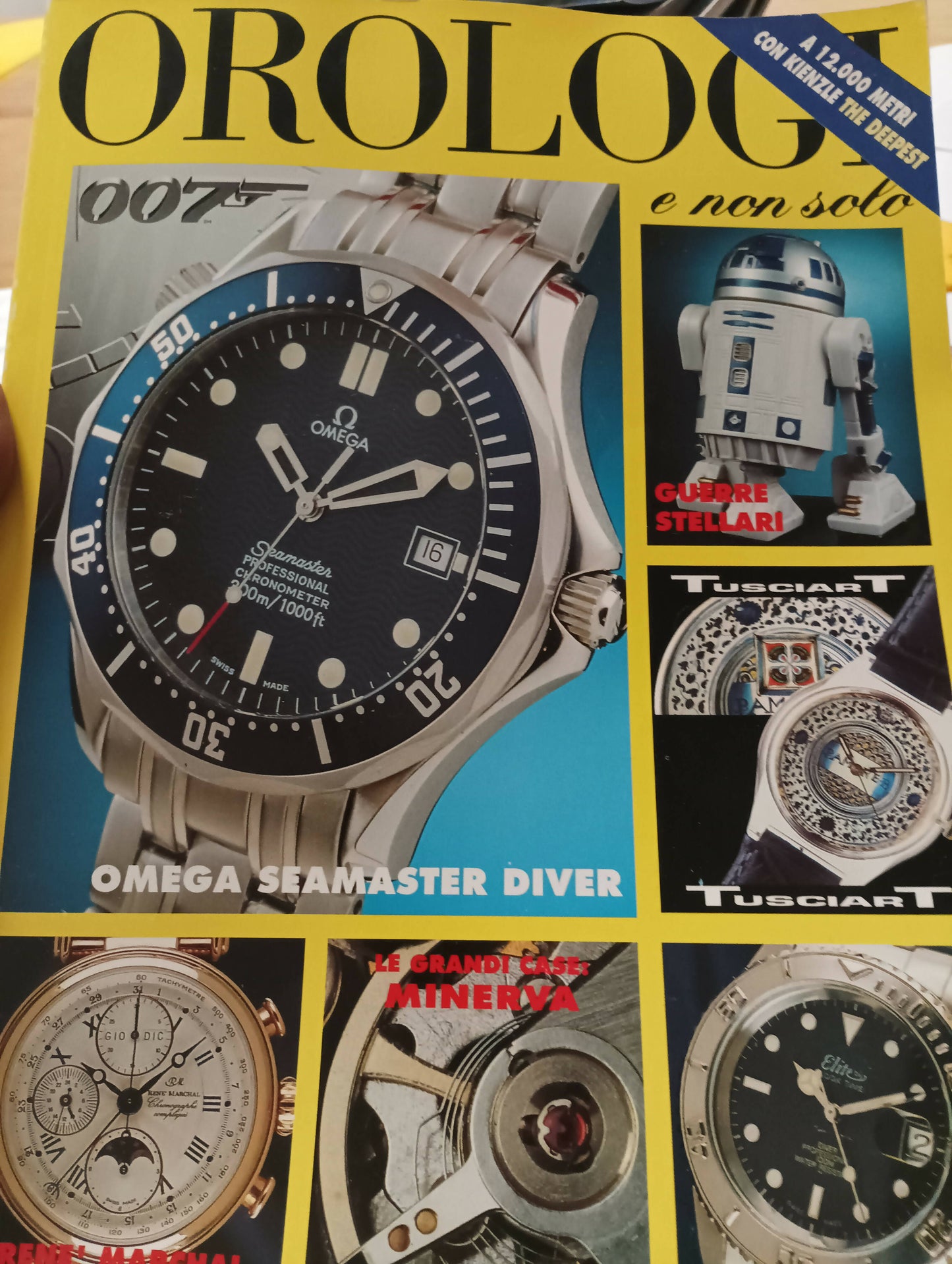 Rivista vintage orologi e non solo numero 93 del febbraio 1996 con 192 pagine.