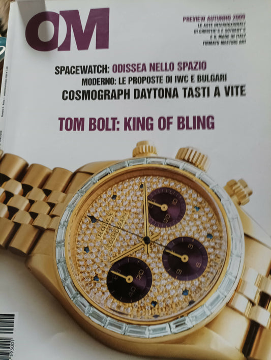 Rivista vintage orologi e market del settembre/ottobre 2000 con 128 pagine.