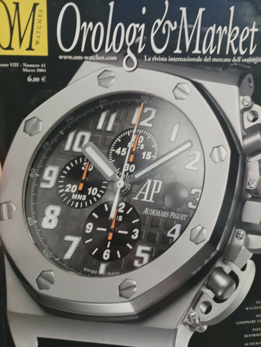 Rivista vintage orologi e market del marzo 2004 n 41 con112 pagine.