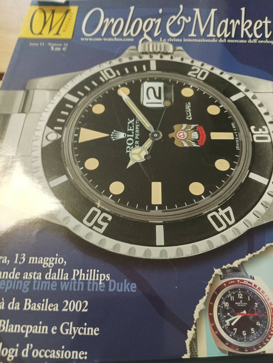 Rivista vintage orologi e market n.32 del 2022 con 98 pagine