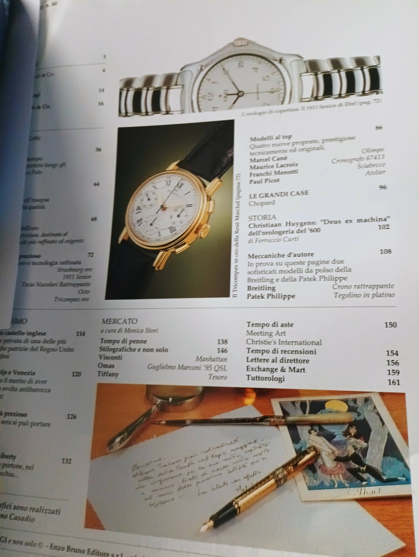 Rivista vintage orologi e non solo numero 80 del dicembre 1994 con 192 pagine.