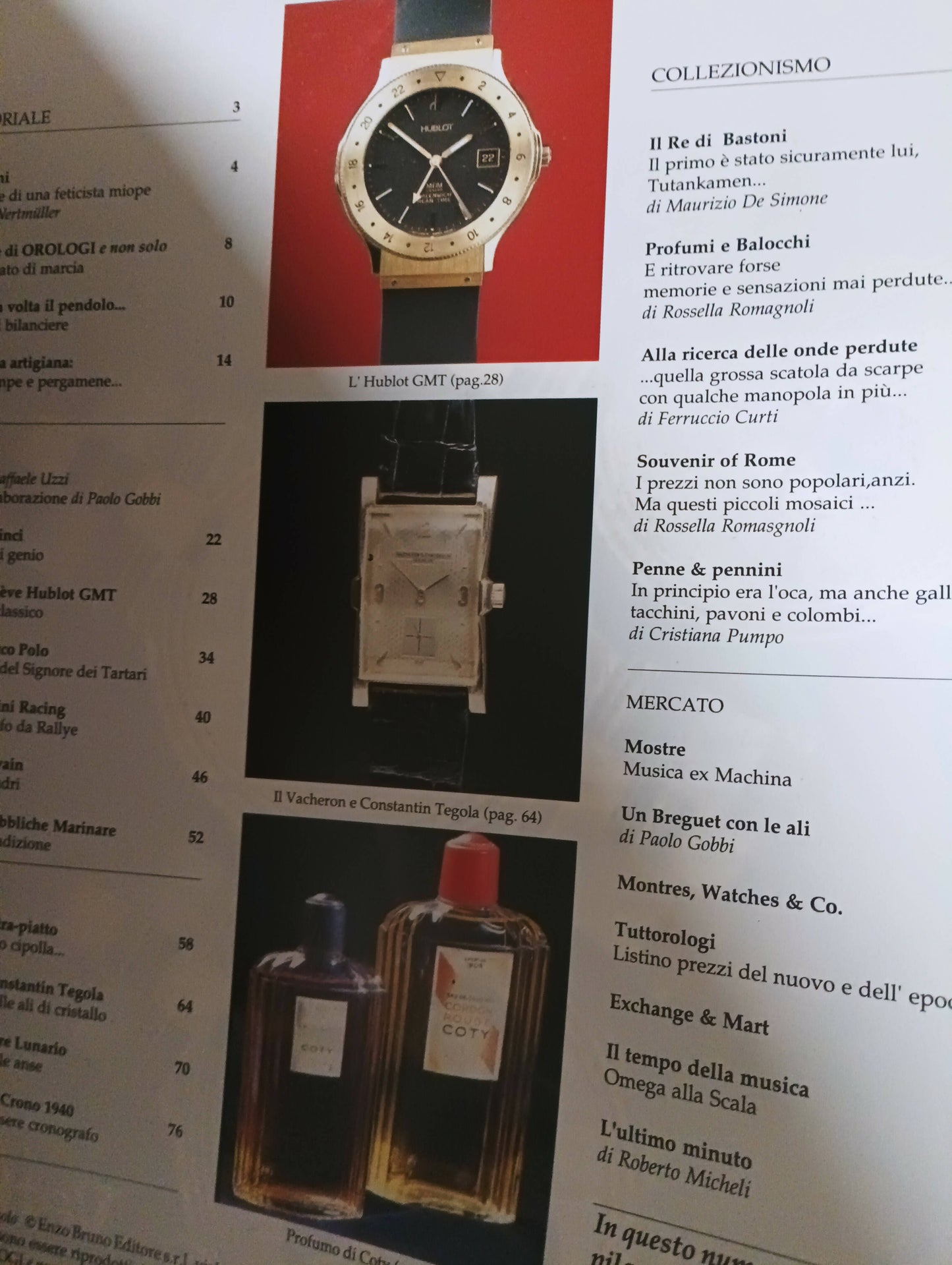 Rivista vintage orologi e non solo n.2 del Febbraio 1998 con 142 pagine.