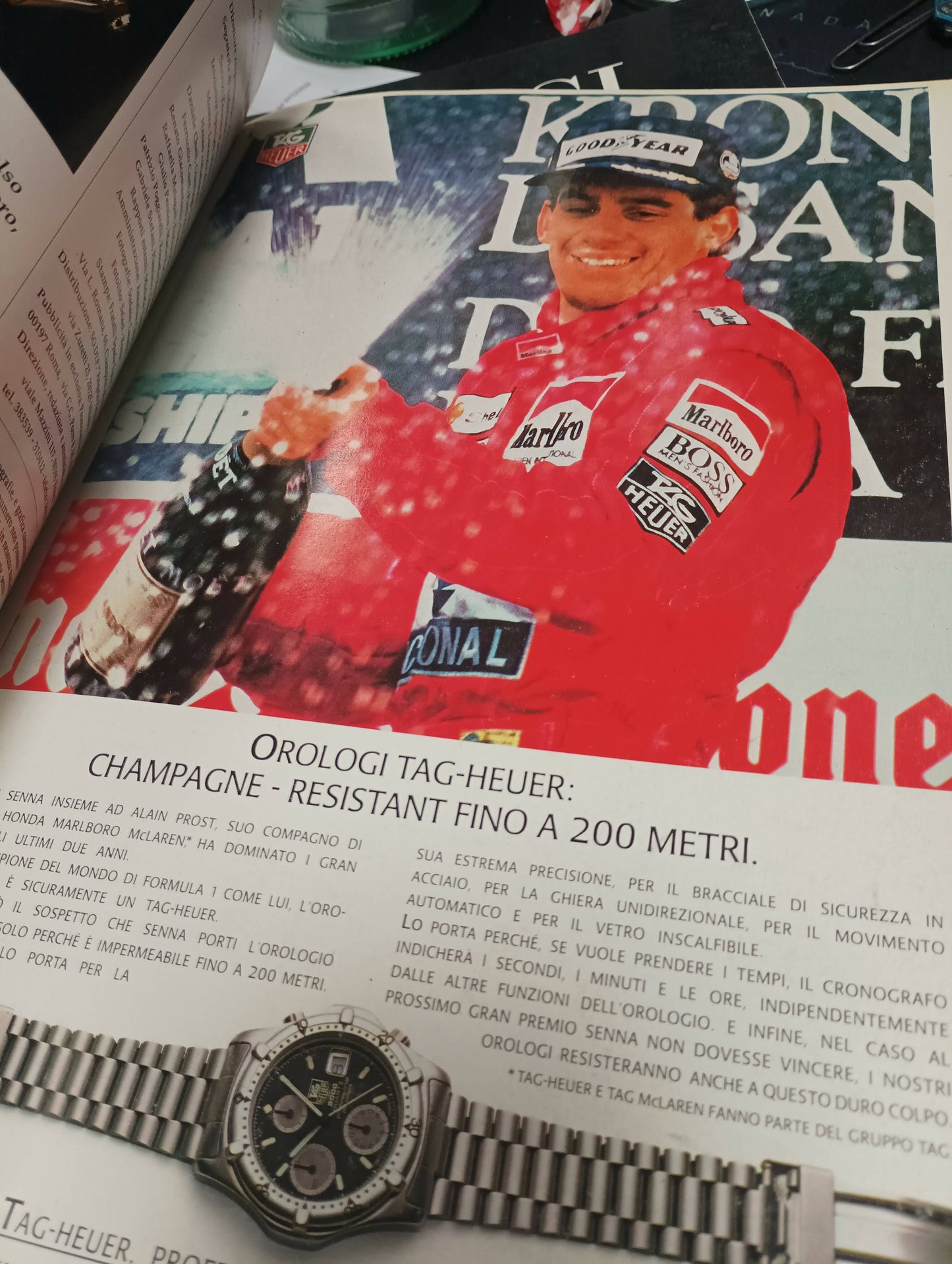 Rivista vintage orologi e non solo numero 26 del gennaio 1990 con160 pagine.