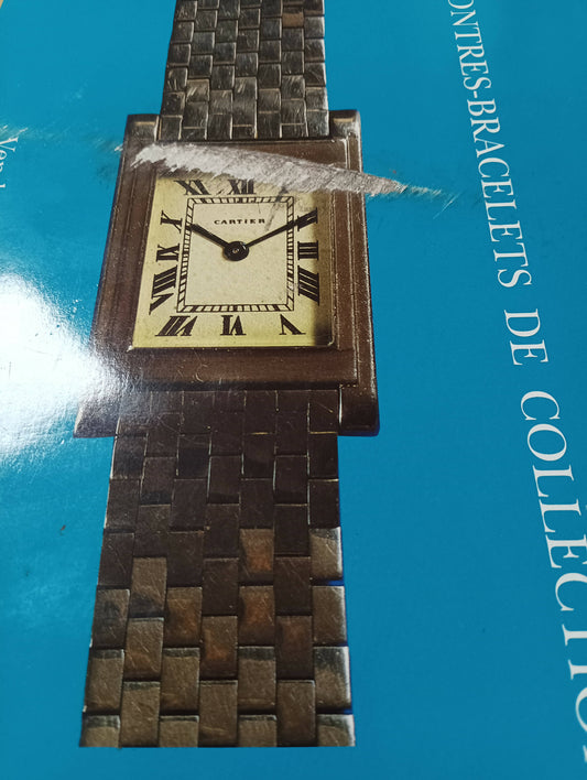 Catalogo vintage orologi da collezione ,stampato a Parigi nel 1989.