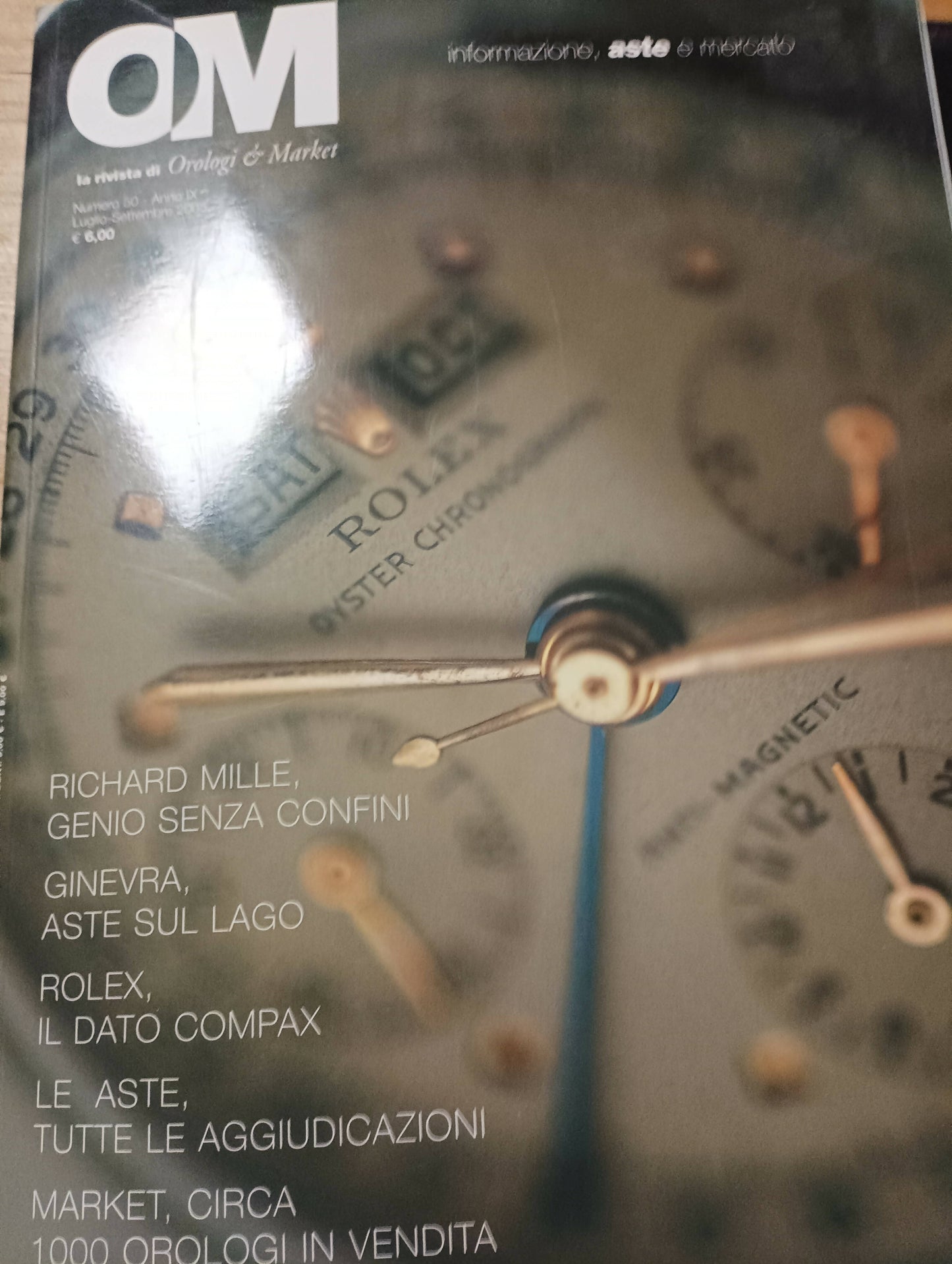 Rivista OM orologi e market numero 50 del 2005.