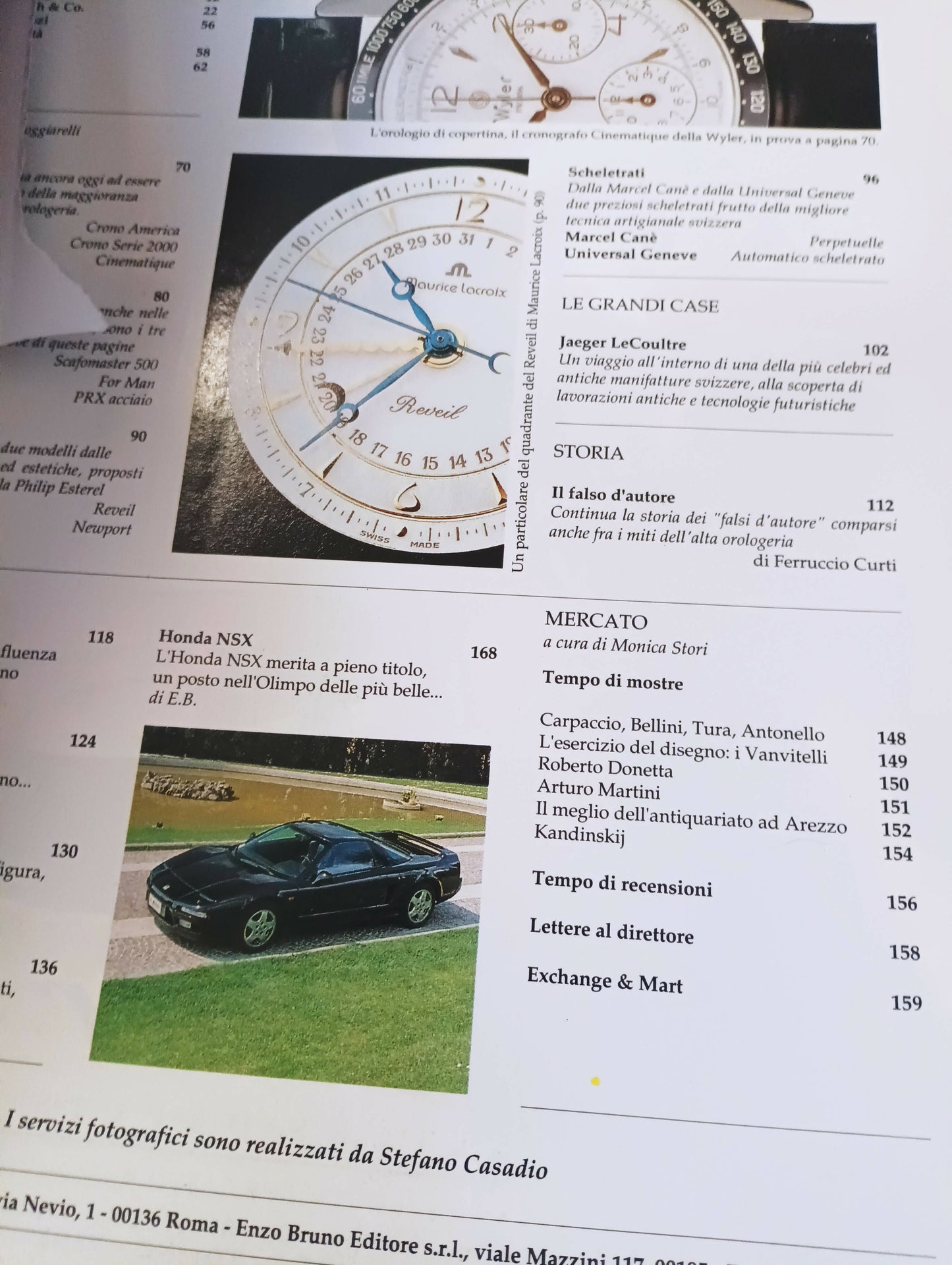 Rivista vintage orologi e non solo n.64 del Giugno 1993 160 pagine