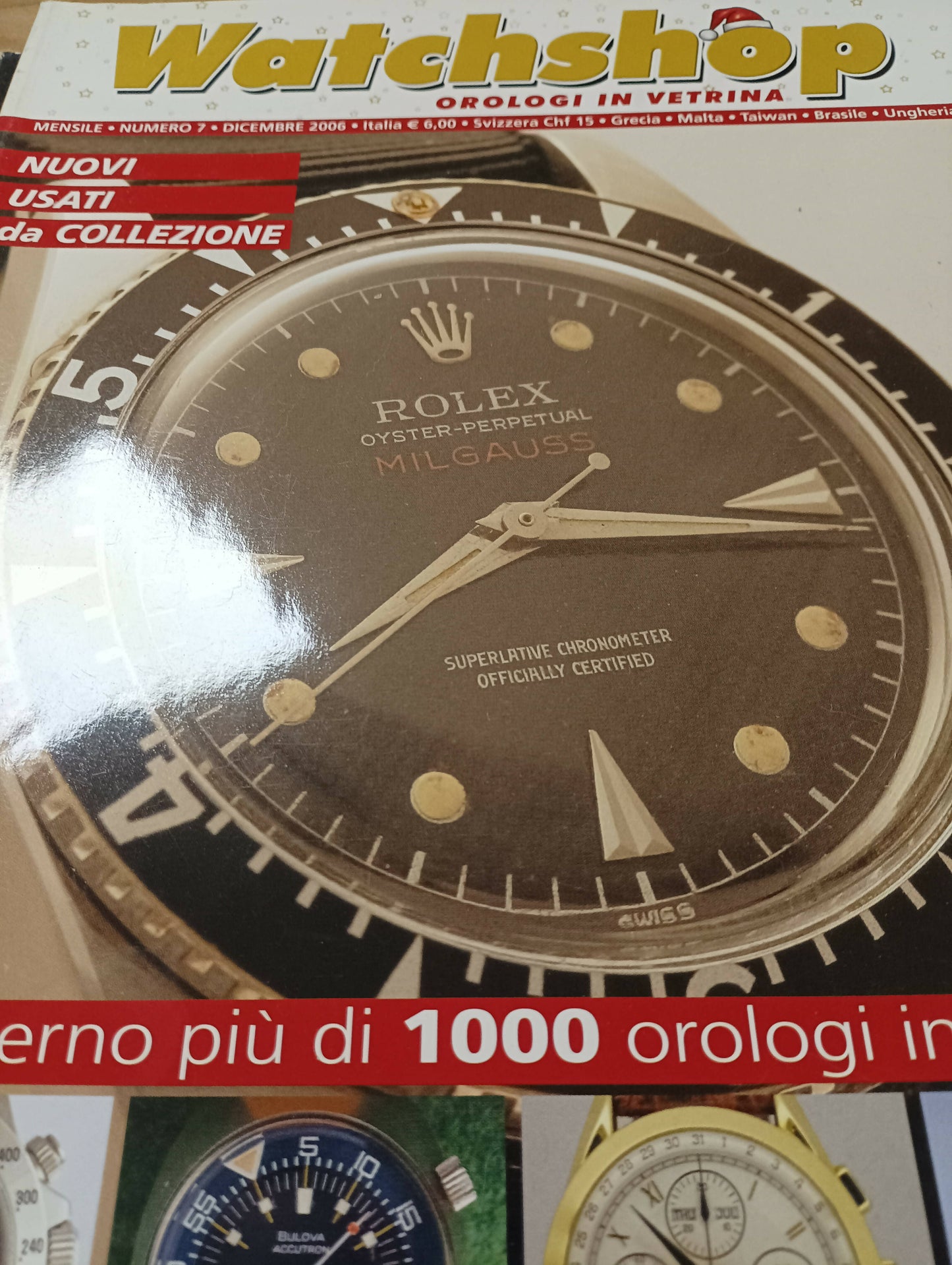 Rivista Watch shop n.7 del 2006 con 112 pagine.