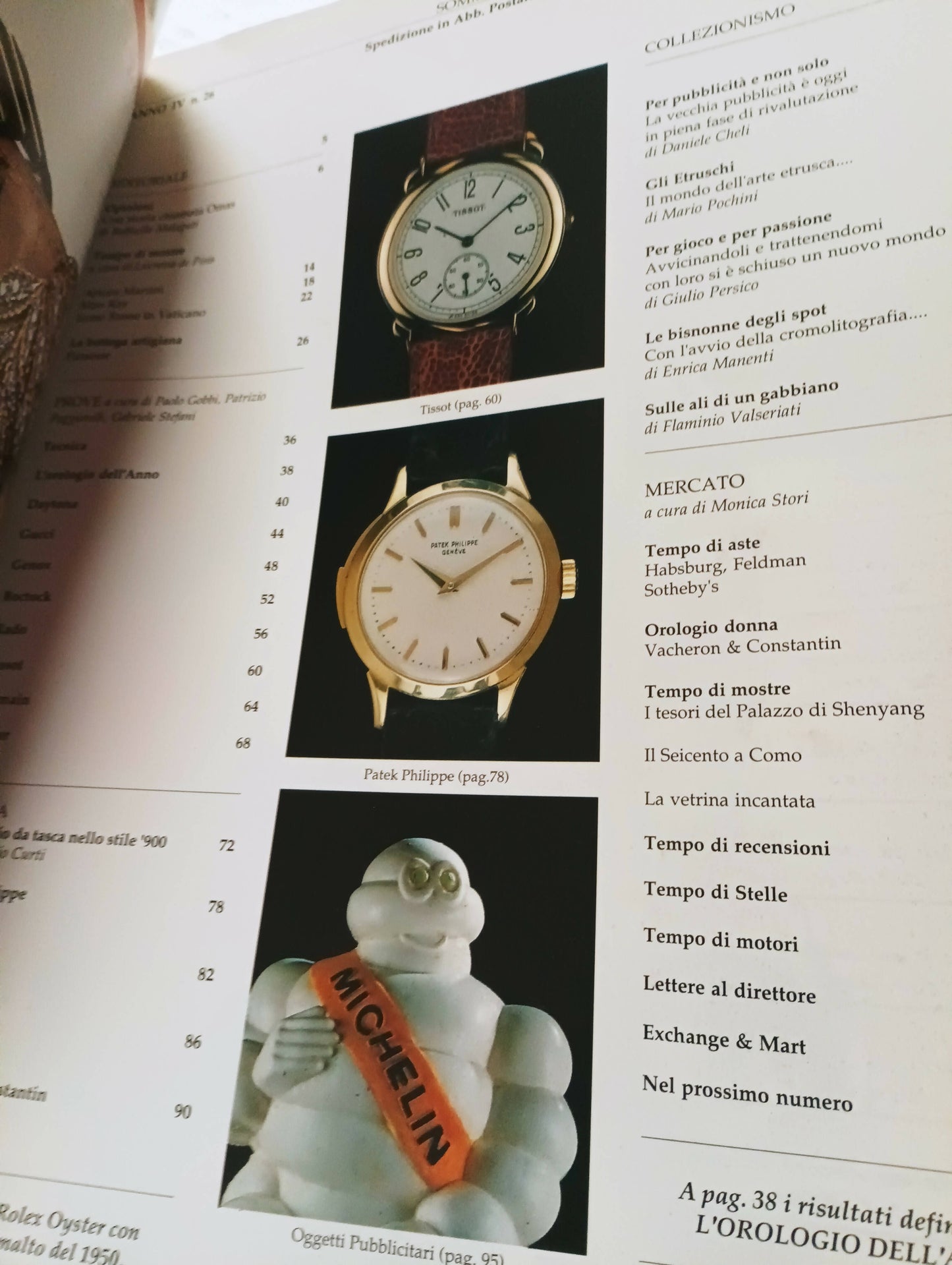 Rivista vintage orologi e non solo numero 26 del Gennaio 1990 con160 pagine.